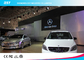Kundenspezifische Innenwerbung des Aluminium-P3.91 HD des Schwarz-LED führte Bildschirm für Automobilausstellung