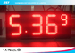 Rot-halb geführte Gaspreis-Anzeige im Freien mit hoher Helligkeit 5000cd/sqm