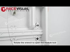 Vollfarbige Werbeflächen im Außenbereich