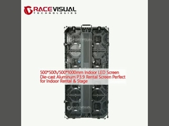 500*500/500*1000mm Indoor LED-Bildschirm Druckguss Aluminium P3.9 Mietbildschirm