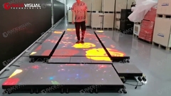 Kreative LED Interaktive Tanzfläche #leddancefloor #leddisplay #interactive
