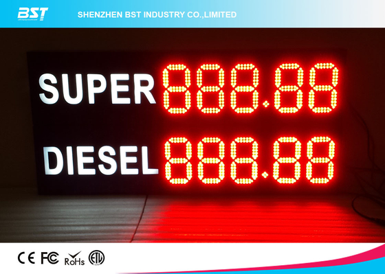 Außenwasserdichte LED-Gasstation LED-Anzeige hohe Helligkeit