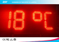 Doppeltes versah rote geführte Uhr-Anzeige für Sport im Freien, hohe Genauigkeit mit Seiten