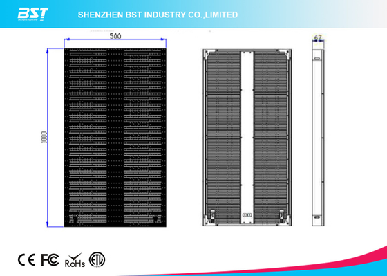 Vollfarbige P10 Led-Vorhanganzeige und Hochrefresh-Bühnen-Led-Vorhang-Panel