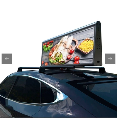 Full Color 4G Wireless P3 Taxi Top Bildschirme 40000 Pixel pro Quadratmeter Wasserdicht IP65 OEM