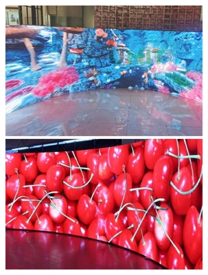 Sichtbares Magnetisches Design Flexibles Led-Display P2.5 Gekrümmter Werbe-LED-Bildschirm für Konferenzen