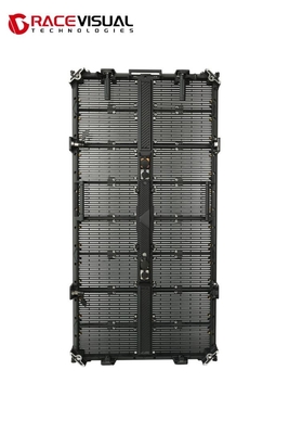 500mmX1000mm Transparent Ultrafeiner, leichter LED-Bildschirm für Innen- und Außenanwendungen