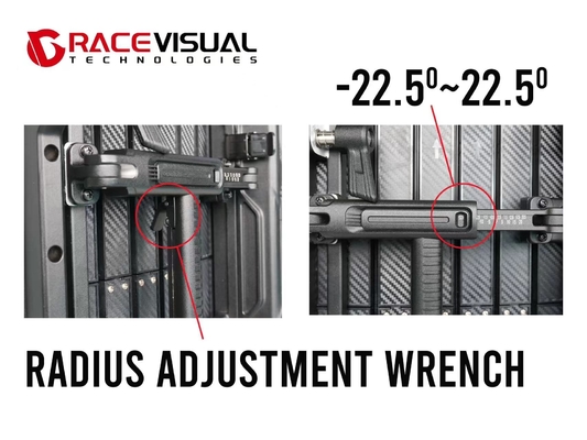 Flexible LED-Video-Panel 500MM*500MM P2.9 P3.9 7680HZ Hochfrische