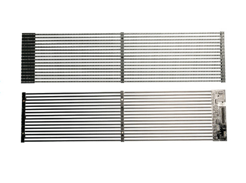 P3.9-7.8 Transparente LED-Anzeige für den Außenbereich mit hoher Helligkeit 5500nits und einer Erneuerungsrate von 3840 Hz