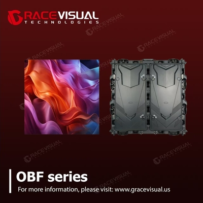 OBF-Serie HD Werbe-LED-Display schlankes und stilvolles Druckgussdesign, unterstützt vollständigen Frontservice