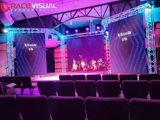 7680HZ 500x500mm IRA-Serie Indoor Rental LED-Display mit Modul-Auflösung 64x64px und IP-Rating IP40/IP21