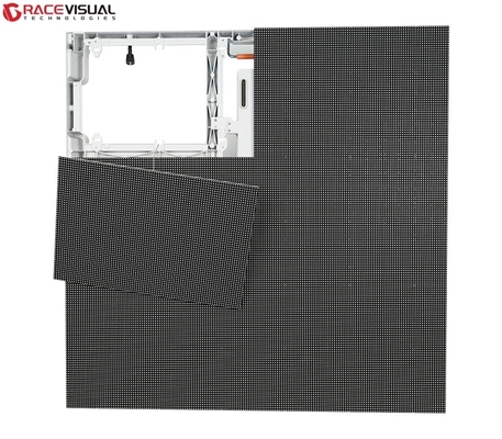 960mm*960mm Outdoor Full-Color LED Display Weiß Wärmeverlust Hohe Helligkeit Energieeinsparung Vorder-/Hinterwartung