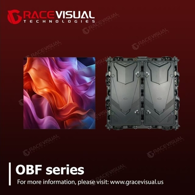 IP65/IP54 Druckguss Aluminium-OBF-Serie Outdoor-Billboard-LED-Bildschirm für eine höhere Leistung