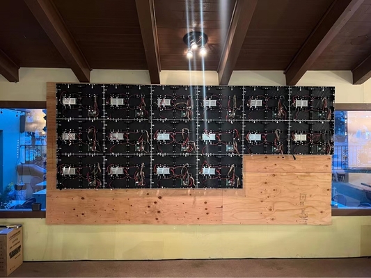 2.5 mm Pitch Fixed LED Display für den Innenbereich - 7680 HZ Erneuerungsrate, Wandmontiert - perfekt für Kirchen, Einzelhandelsgeschäfte, Gottesdienste und Speisereien