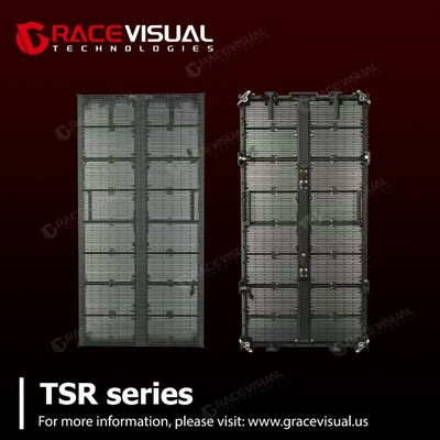 Transparente LED-Panels mit hoher Erneuerungsrate und Kontrastverhältnis von 7680 Hz 6000 1 Panel Gewicht 9 kg