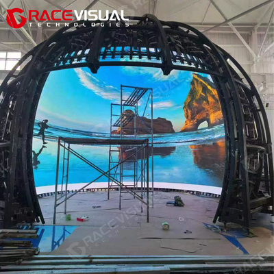Kurve LED-Panels Stapelbar Flexibel 90° Ecken -30°C-60°C Betriebsbereich 20-Schicht Stapelbarkeit Front/Hinter
