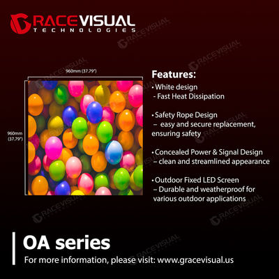 Professionelles 5,7 mm Outdoor-LED-Display-System - IP66-zertifizierte, wetterfeste Technologie mit industrieller Haltbarkeit & hochheller visueller Leistung für anspruchsvolle Umgebungen