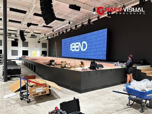 500x500mm Panel CCC/CE zertifizierte LED-Videowand 28W 160° Blickwinkel