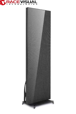 P2,5 mm Digitale Anzeige Totem Indoor Bildschirm 640 x 1920 mm Interaktives Poster 3840 Hz Hochfrischungsrate WiFi-gesteuertes Drehständer für Veranstaltungen