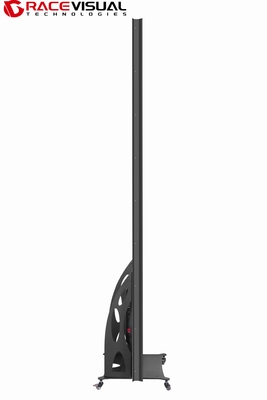 IP-Serie. Ein schlankes P2.5 LED-Plakat 640×1920mm mit 16-Bit-Graustufen und mobiler Radbasis für flexible Innenwerbung.
