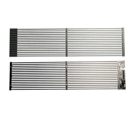 TSF-Serie, Transparent LED-Display für Innenräume, festes, ultradünnes Panel-Design, leichtes Gewicht