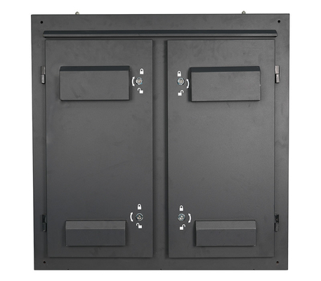 Hohe Helligkeit Außen-LED-Anzeige 960x960mm Kaltstahlschrank, 3840Hz-Erneuerung, bis zu 6500 Nits