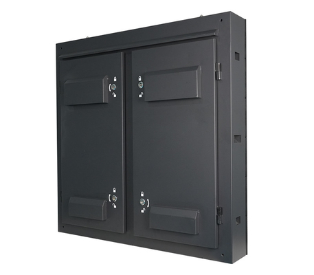 Hohe Helligkeit Außen-LED-Anzeige 960x960mm Kaltstahlschrank, 3840Hz-Erneuerung, bis zu 6500 Nits