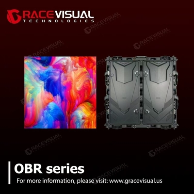 OBR-Serie Außen-LED-Display. HD-Glanzschutzbildschirm. 2mm × 10mm Pixel-Tonhöhe. Schnellverschlusssystem. Witterungssicherer Aluminium-Schrank. Nahtlose Spaltung für feste Installationen.