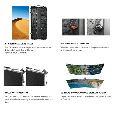 LED-Panel der ORA-Serie, 7680 Hz, zur Vermietung im Freien und zur Bühnenanwendung