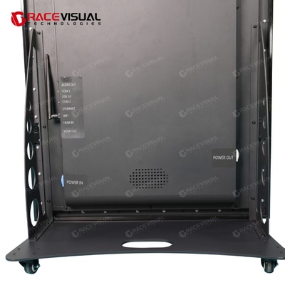 Rationalisierte mobile Bereitstellung mit 90°-Winkel Splicing Indoor Werbung LED-Display und PC-Software-Steuerung Optionen
