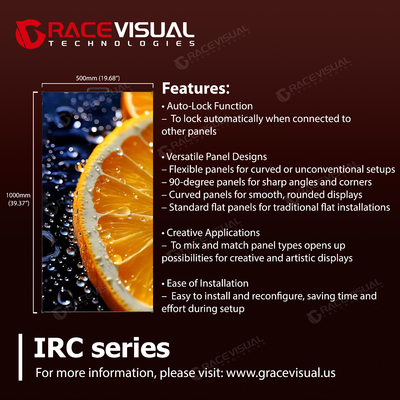 IRC-Reihe Indoor Rental LED Display ¢ Ultra-High Refresh Rate, vielseitige Flexibilität & Energieeffizienz für kommerzielle Veranstaltungen im Innenbereich