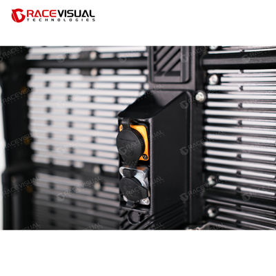 Professionelle transparente LED-Anzeige der TSR-Serie mit 16-Bit-Graustufenverarbeitung, Kontrastverhältnis 6000:1 und IP65-Bewertung