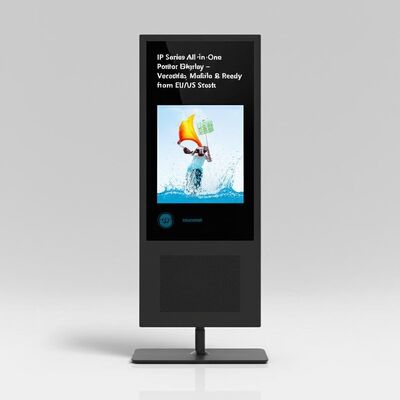 IP Series LED Poster Display with P1.86mm Pixel Pitch, Built-in Speaker, and 3840Hz Refresh Rate for Indoor Advertising